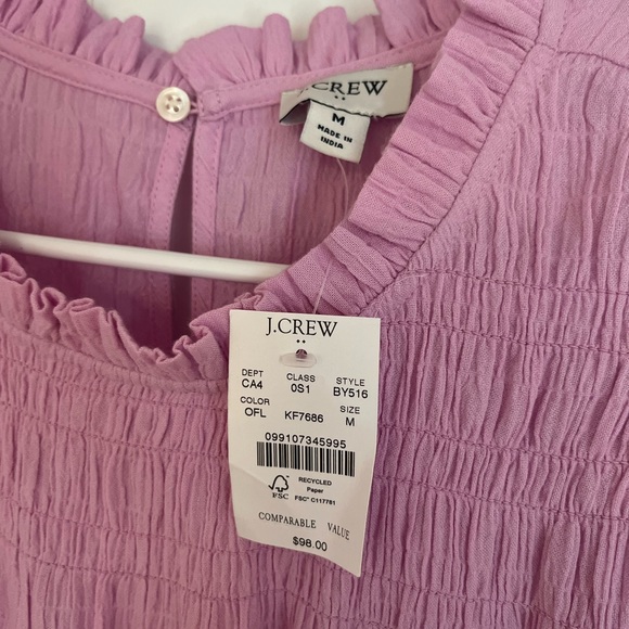 J Crew Gauze flutter-sleeve mini dress - Picture 4 of 4